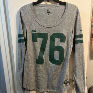 Nike Heather Gray Long Sleeve Shirt